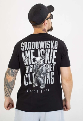 T-shirt Środowisko Miejskie Essential Street Bear czarny