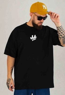 T-shirt Nice View Brand Small Front czarno biały