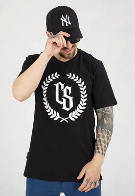 T-shirt Ciemna Strefa Laur czarno biały