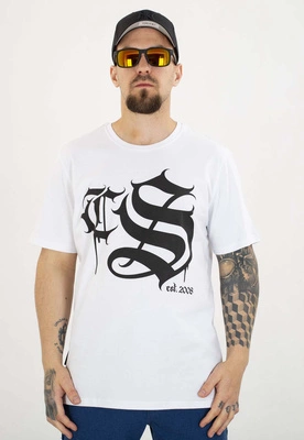 T-shirt Ciemna Strefa Chicano Gotyk biały