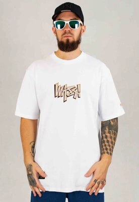 T-shirt Mass Plan biały