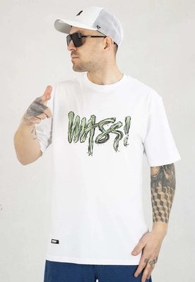 T-shirt Mass Roy biały