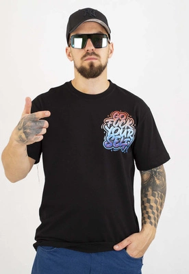 T-shirt Motive Go Front czarny