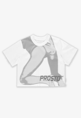 T-shirt Prosto NSFW off white