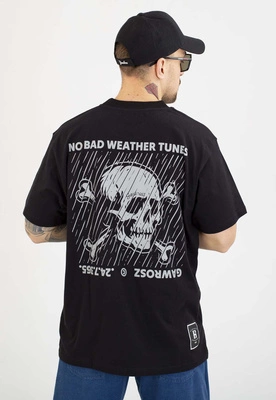 T-shirt Gawrosz No Bad Weather czarny