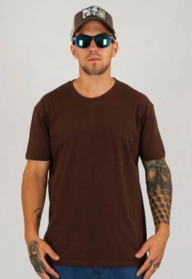 T-shirt Niemaloga 190 One Color brązowy