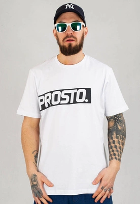 T-shirt Prosto Logstri biały
