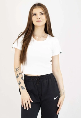 T-Shirt Pit Bull Rib Cropped 300 White