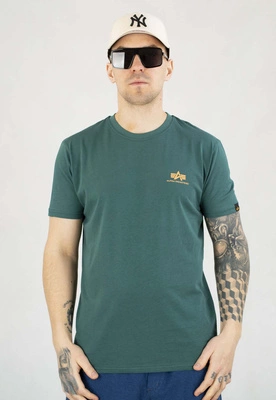 T-shirt Alpha Industries Basic Logo 258500 2Pack zielony oliwkowy