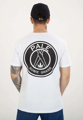 T-shirt Dudek P56 Palę Sobie Grass biały