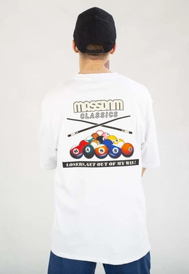 T-shirt Mass 98 Ball biały