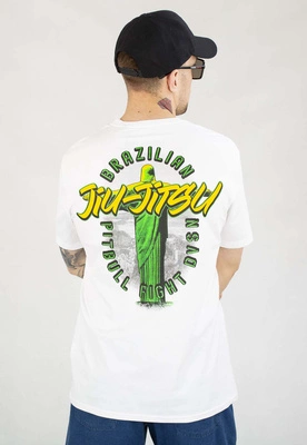 T-shirt Pit Bull BJJ Fight DVSN 190 white