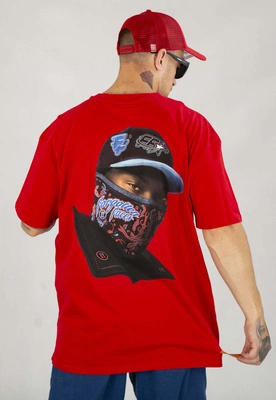 T-shirt Forgotten Faces Guy czerwony