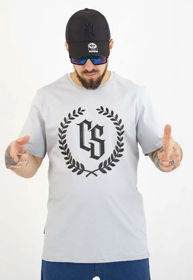 T-shirt Ciemna Strefa Laur szaro czarny