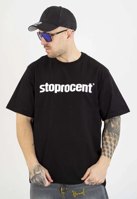 T-shirt Stoprocent Classic Logo czarny
