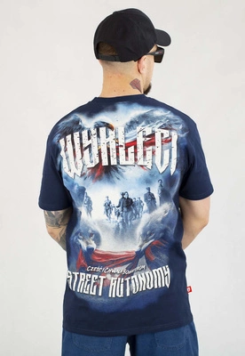 T-shirt Street Autonomy Wyklęci niebieski