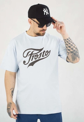 T-shirt Prosto Varsity jasno niebieski