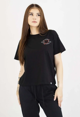 T-Shirt Pit Bull Oversize Heart 170 black