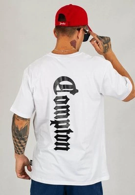 T-shirt Red Eyes Compton biały