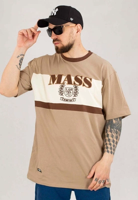 T-shirt Mass Round One beżowy