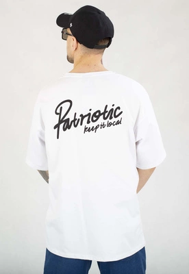 T-shirt Patriotic Baggy Keep It biały