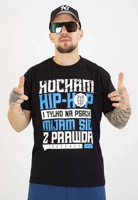 T-shirt Chada Proceder Kocham Hip Hop czarny