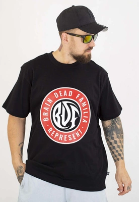T-shirt Brain Dead Familia Circle Logo czarny