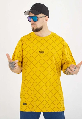 T-shirt Mass Monogram żółty