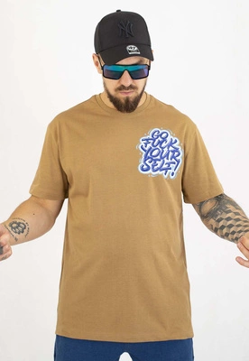 T-shirt Motive Your Front beżowy