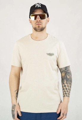 T-shirt 4F M1974 kremowy
