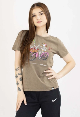 T-Shirt Pit Bull Cruisinandboozin 190 dark brown