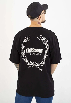 T-shirt Mass Crown czarny