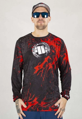 Longsleeve Pit Bull Sportowy Mesh Performance Pro plus Blood Dog II czarny