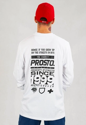 Longsleeve Prosto Typeskur biały