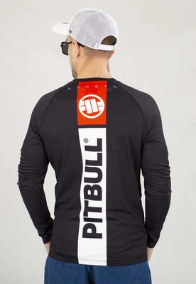 Longsleeve Pit Bull Sportowy Rashguard Hilltop Sports czarny