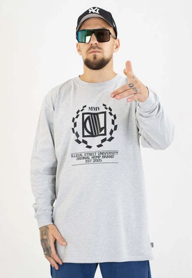 Longsleeve Diil Laur szaro czarny