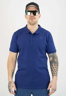 T-shirt Polo 4F M367 granatowy
