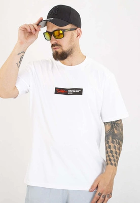 T-shirt Diil Frame biało czarny