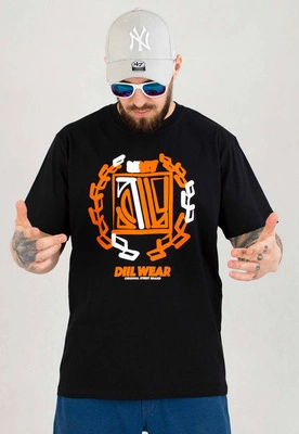 T-shirt Diil Paintwork czarny