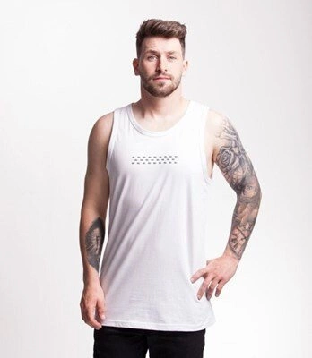 Smoke Story MINI LOGOS Tank Top Biały