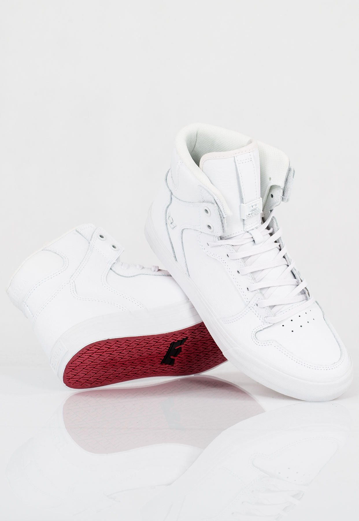 Supra vaider white red sale