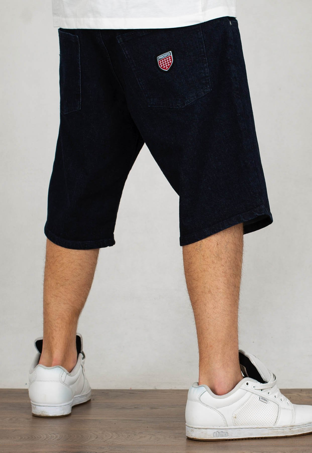 Spodenki Prosto Kemot ciemno niebieskie MEMBRANA.PL