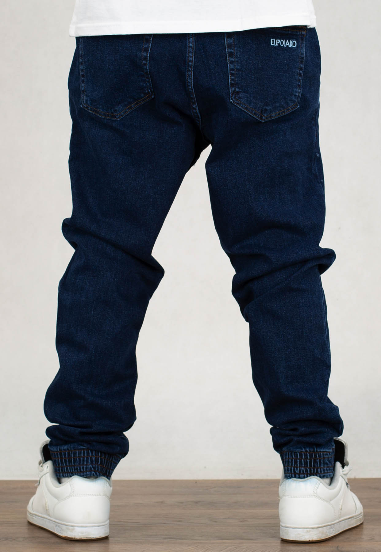 Spodnie El Polako Joggery Regular Jeans Ep Mini Ciemne Niebieskiev Membranapl 3468