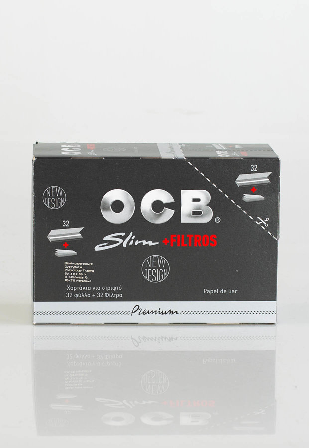 Bletki OCB Premium Slim King Size + Filtr Box