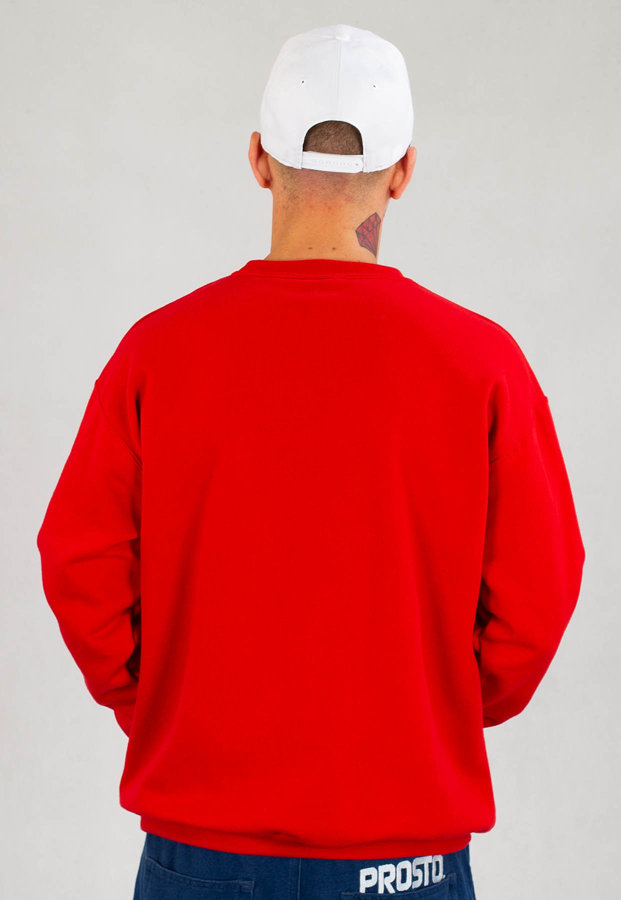 Bluza 2020Cell Ribs czerwono biała