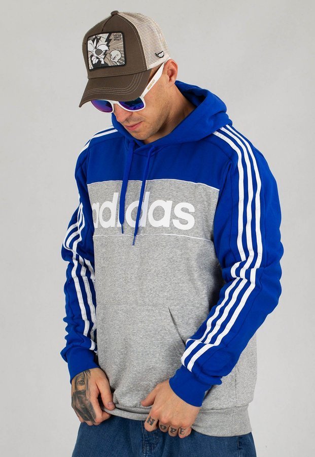 Bluza Adidas Essentials GD5476 niebiesko szara