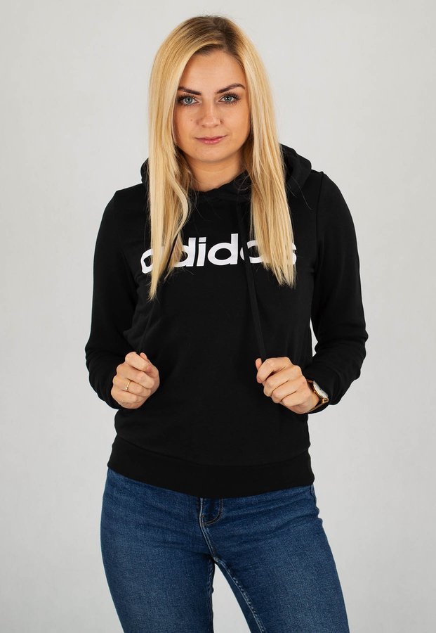 Bluza Adidas Essentials Linear Over Head Hoodie DP2403 czarna