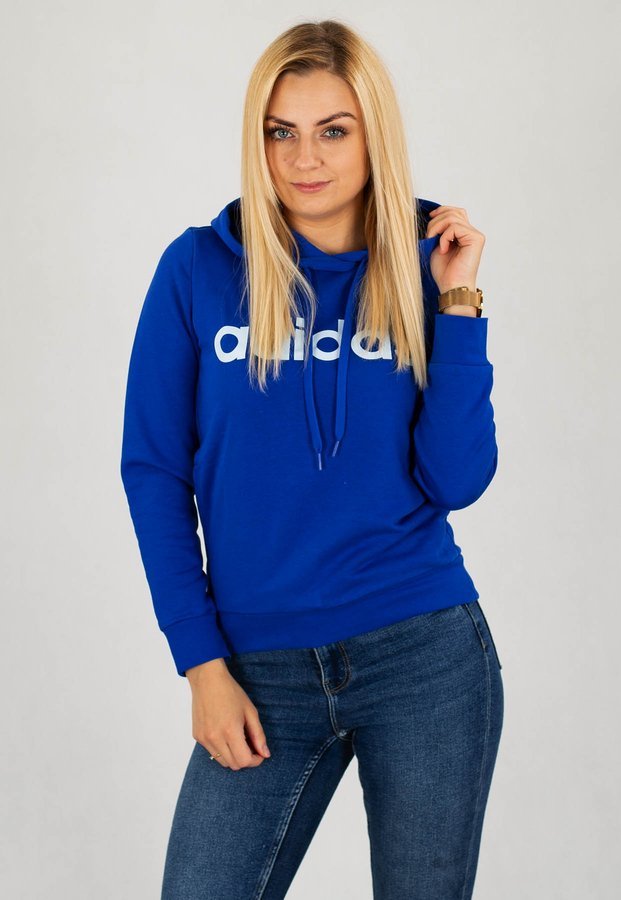 Bluza Adidas Essentials Linear Over Head Hoodie GD2961 niebieska