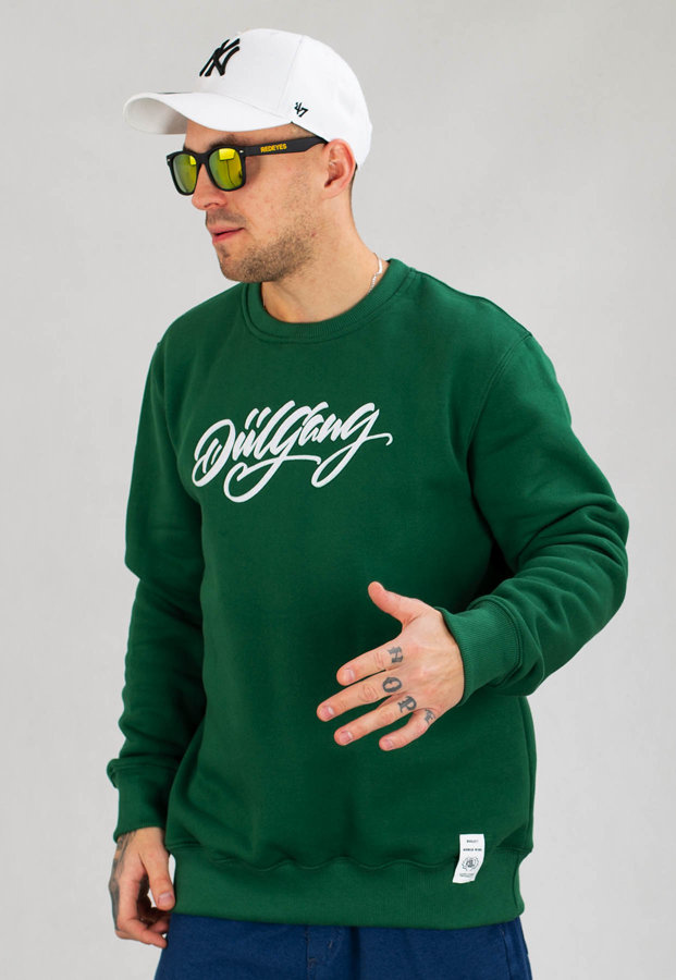 Bluza Diil Gang Aplikacja zielona