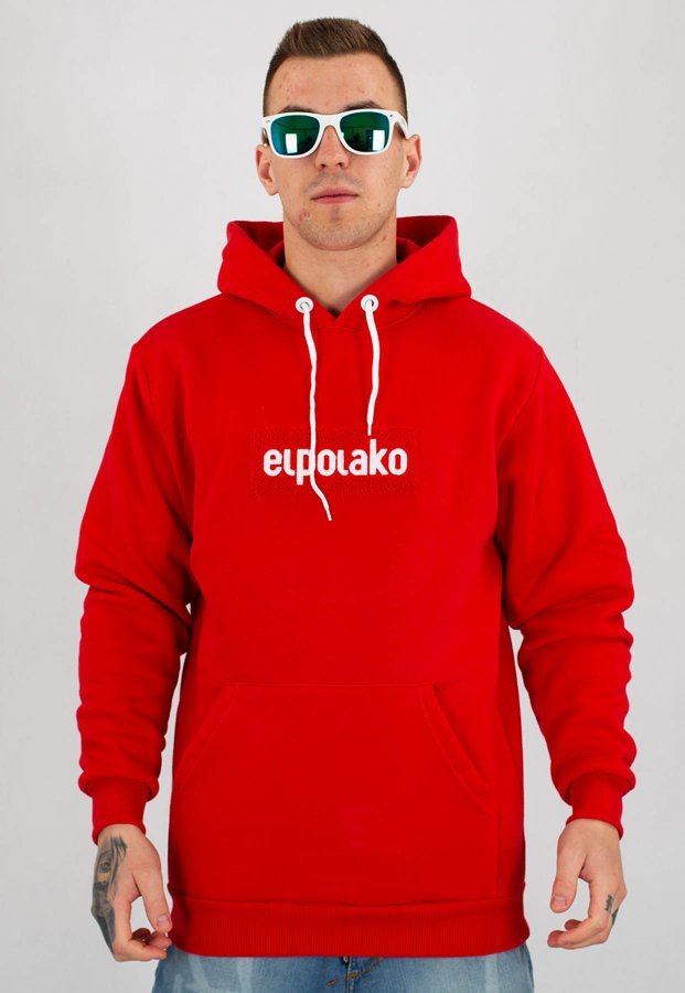Bluza El Polako Logobox czerwona